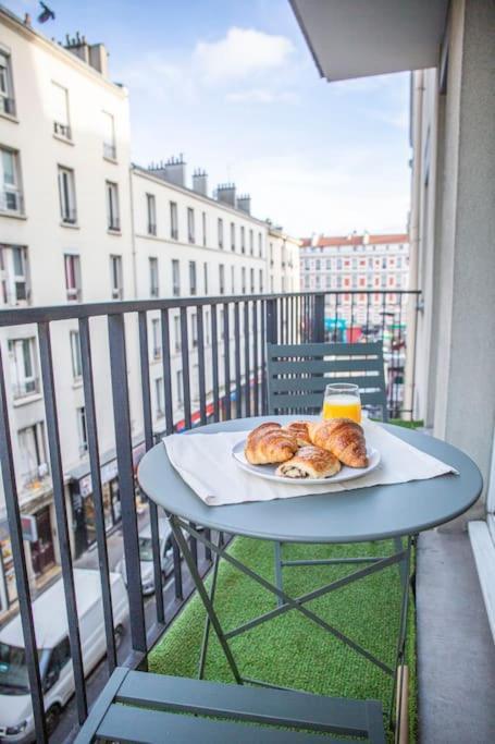 Grand 2 Pieces Balcon Parking Porte Paris Aubervilliers Kültér fotó